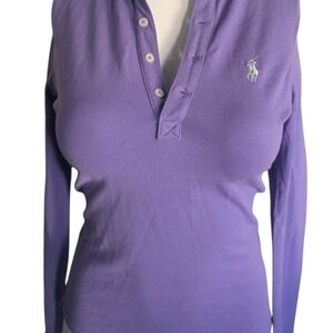 Ralph Lauren Purple Long Sleeve Top